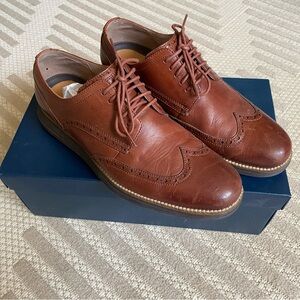 Cole Haan Brown Wingtip Oxford Shoes